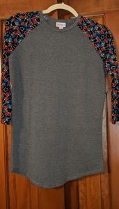 LulaRoe Randy baseball tee Shirt - XS
